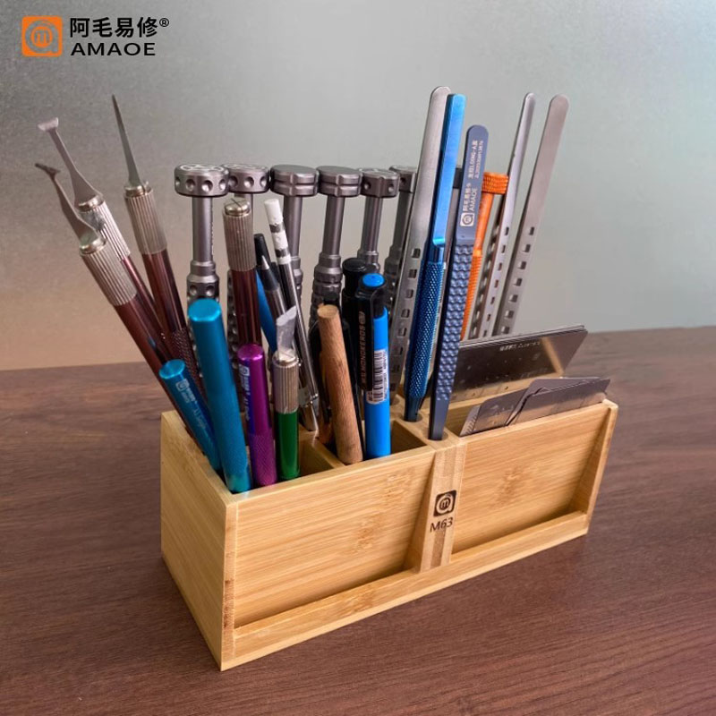 Amaoe M63 Bambo Caixa de armaz - Workshop Tools Box avaliação e preço