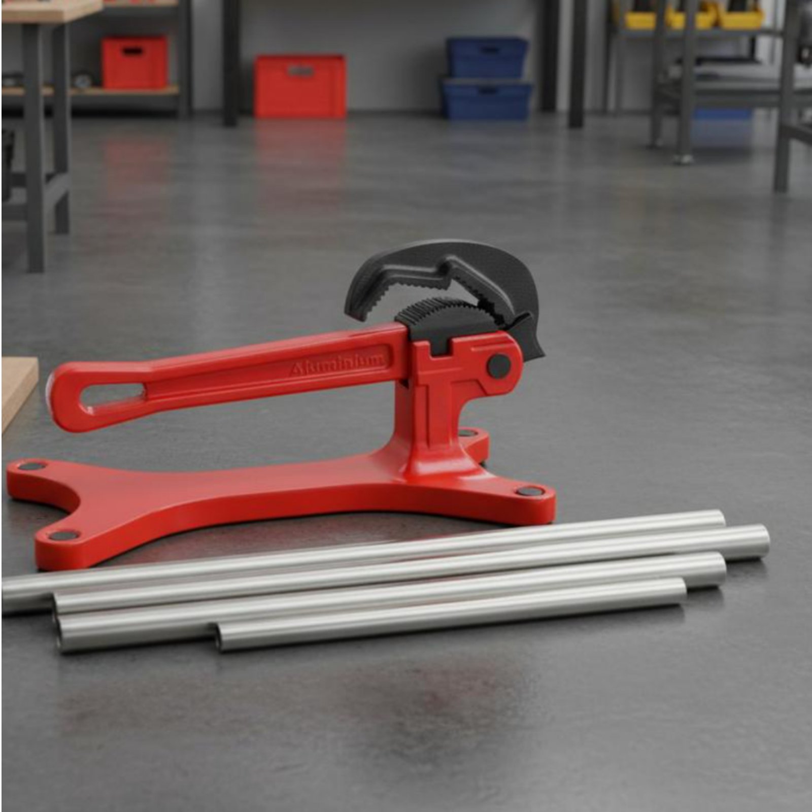 Morsa de Tubos Portátil Reforç - Workshop With Tools avaliação e preço