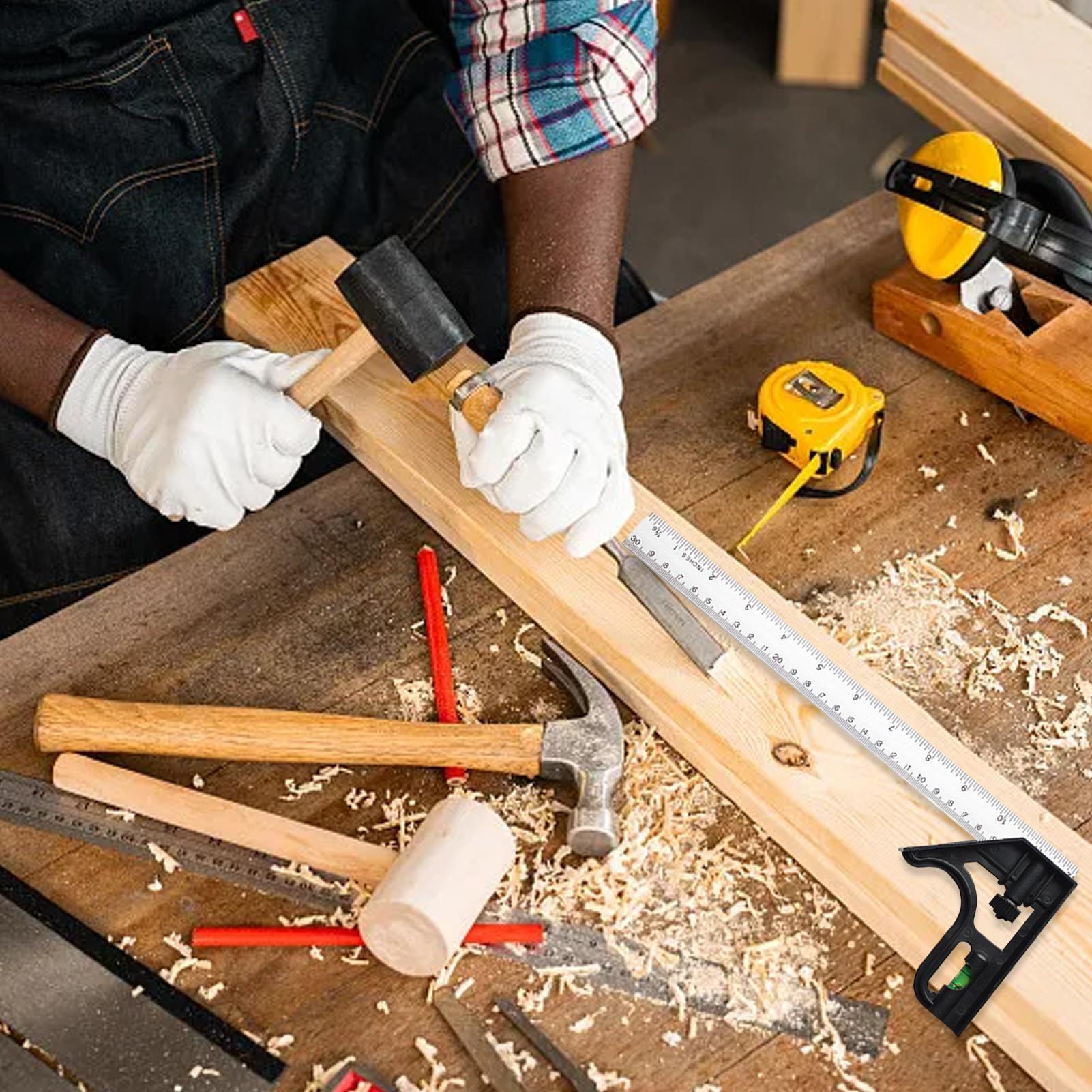 Régua de Ângulo Combinada em A - Workshop Tools For Carpentry avaliação e preço